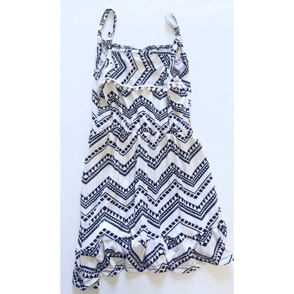 (NWOT) Girls Black & White Spaghetti Strap Dress